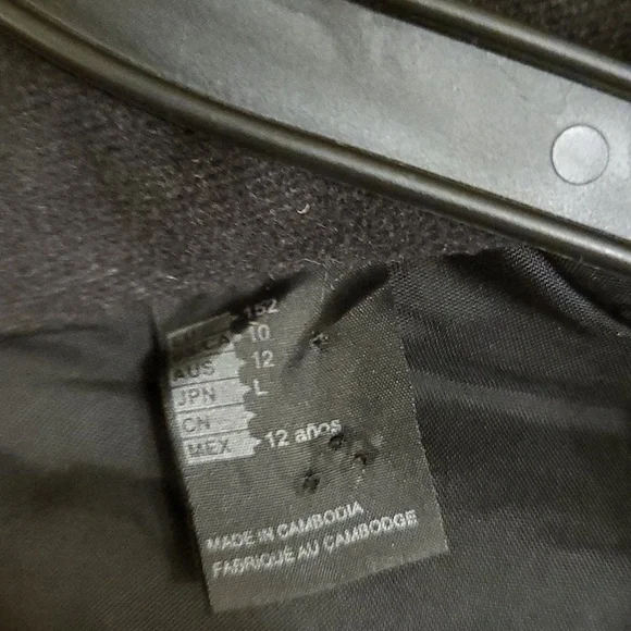 Boys Large 12 Oneill Snow Jacket Lime and Olive - Picture 9 of 9